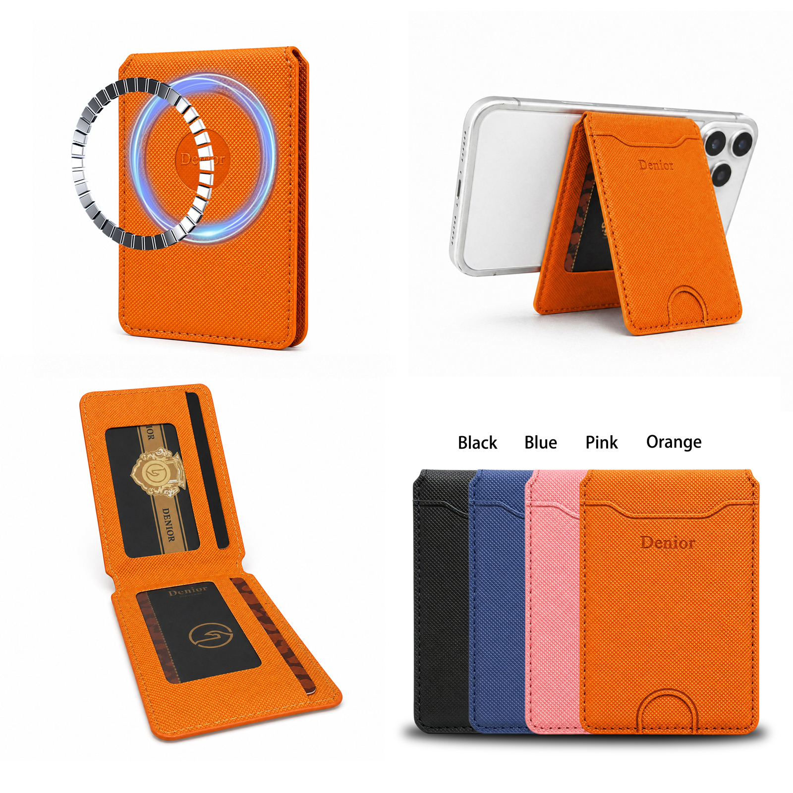 Luxury Bags & Leather Repair Of Atlanta - Mobile Phone Wallet Stand Magnet Flip