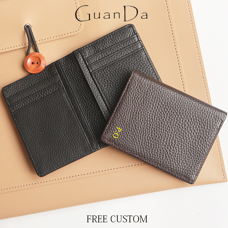 Luxury Bags Names - Genuine Leather Card Holder Man Custom