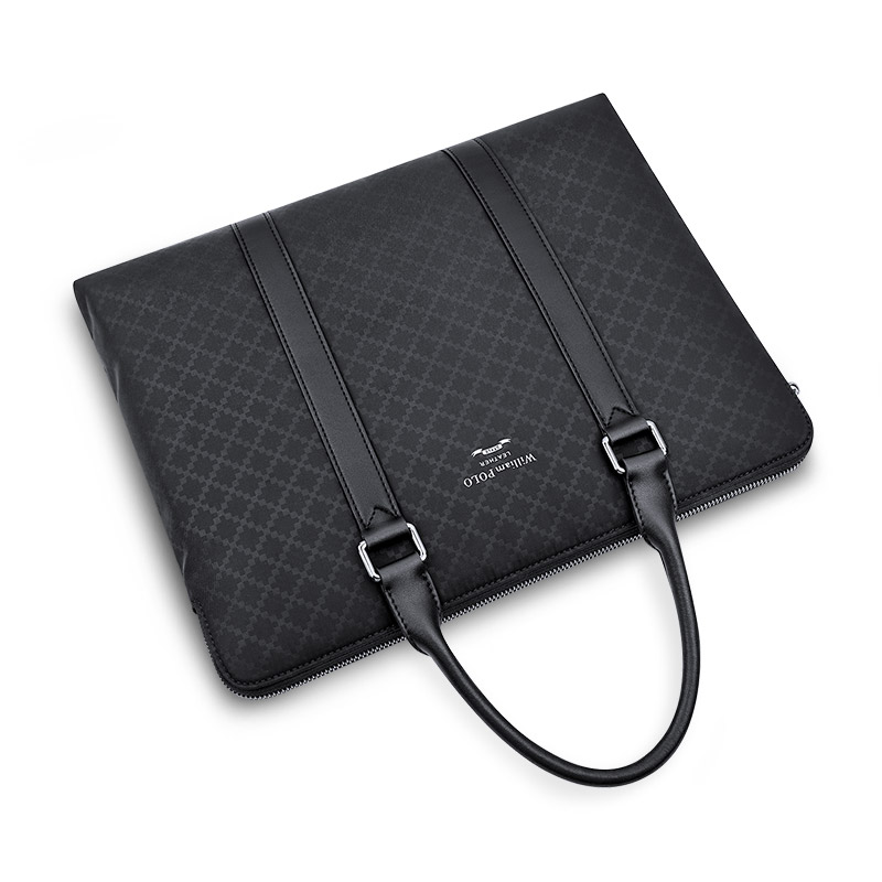 Business briefcase Men's Handb - Laptop Bag Leather 15 recensione e prezzo