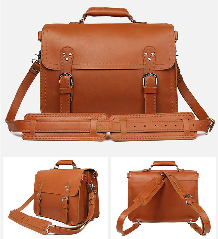 2026 New Men's Bag Large Capac - Laptop Bag Leather 15 recensione e prezzo