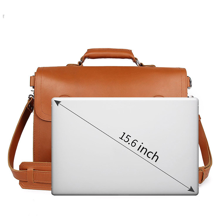2026 New Men's Bag Large Capac - Laptop Bag Leather 15 recensione e prezzo