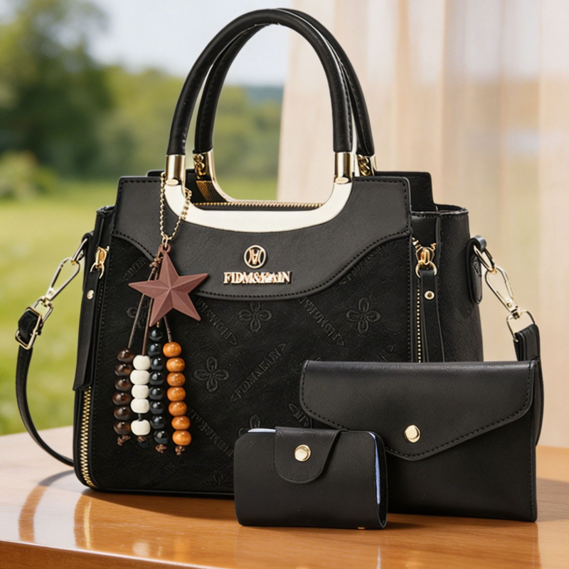 Stylish women's handbag, solid - Luxury Bags & Leather Repair Of Atlanta recensione e prezzo