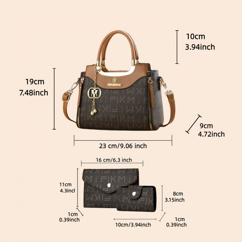 3-piece set of light luxury hi - Luxury Bags & Leather Repair Of Atlanta recensione e prezzo
