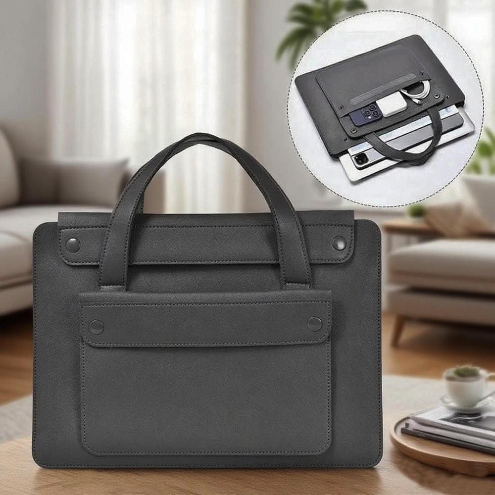 Laptop Bag Handbag Sleeve PU L - Laptop Bag Leather 15 recensione e prezzo