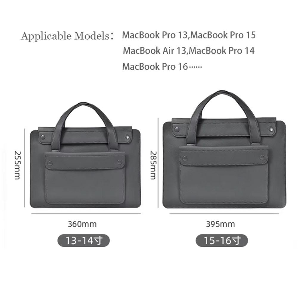 Laptop Bag Handbag Sleeve PU L - Laptop Bag Leather 15 recensione e prezzo