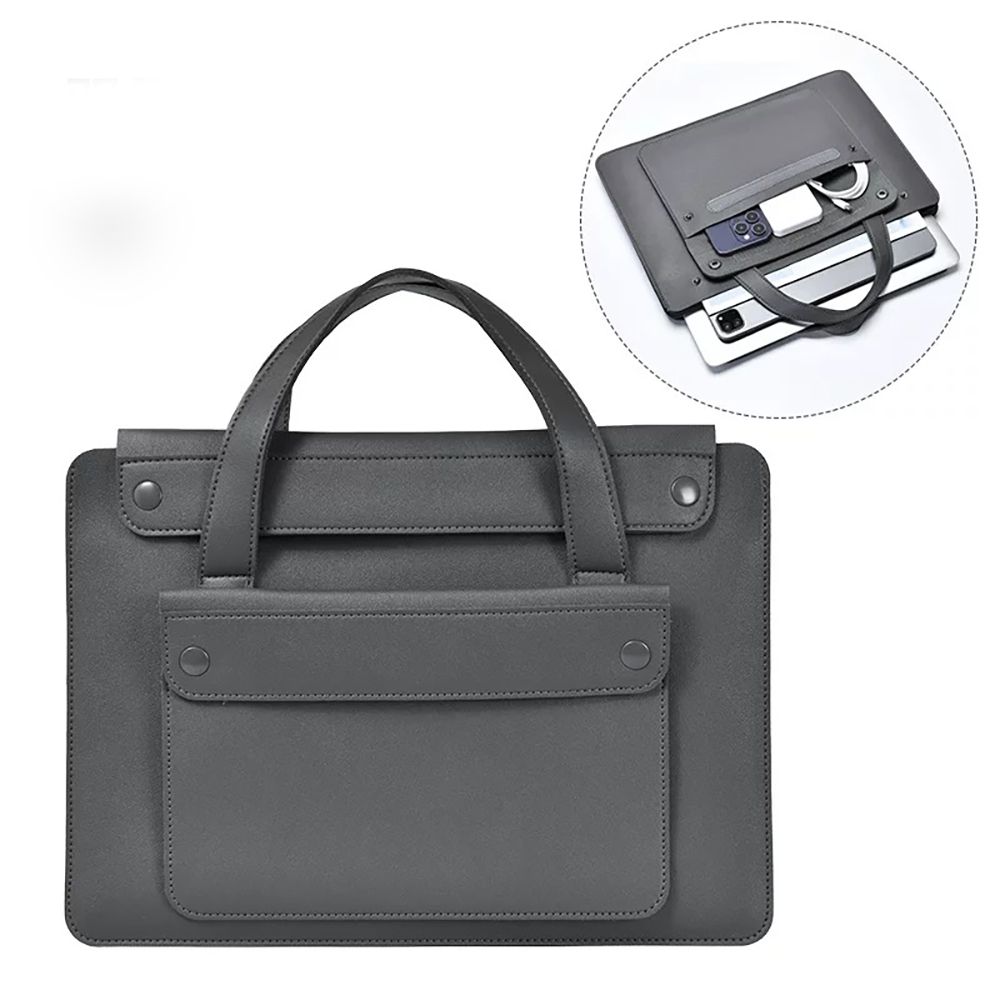 Laptop Bag Handbag Sleeve PU L - Laptop Bag Leather 15 recensione e prezzo