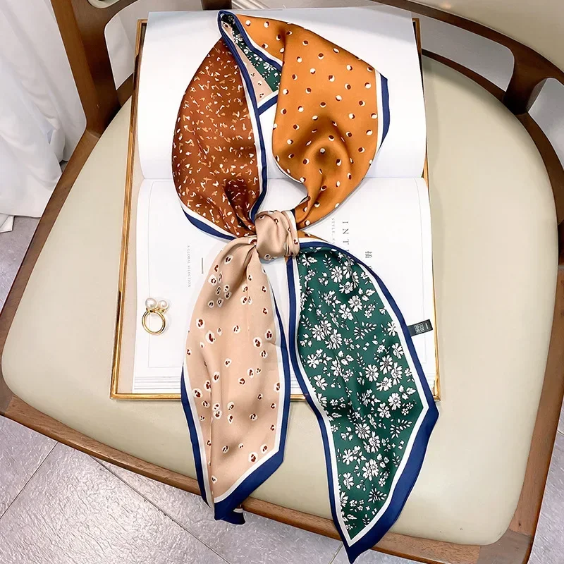 Design Print Skinny Scarf Plai - Luxury Bags Brand recensione e prezzo