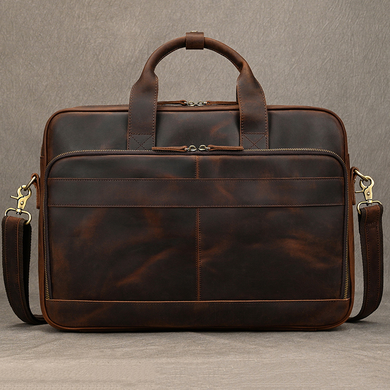 Crazy Horse Genuine Leather Me - Laptop Bag Leather 15 recensione e prezzo