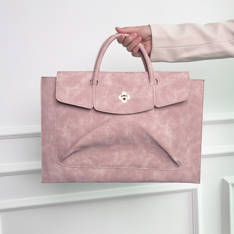 Elegant Pink PU Leather Laptop - Laptop Bag Leather 15 recensione e prezzo