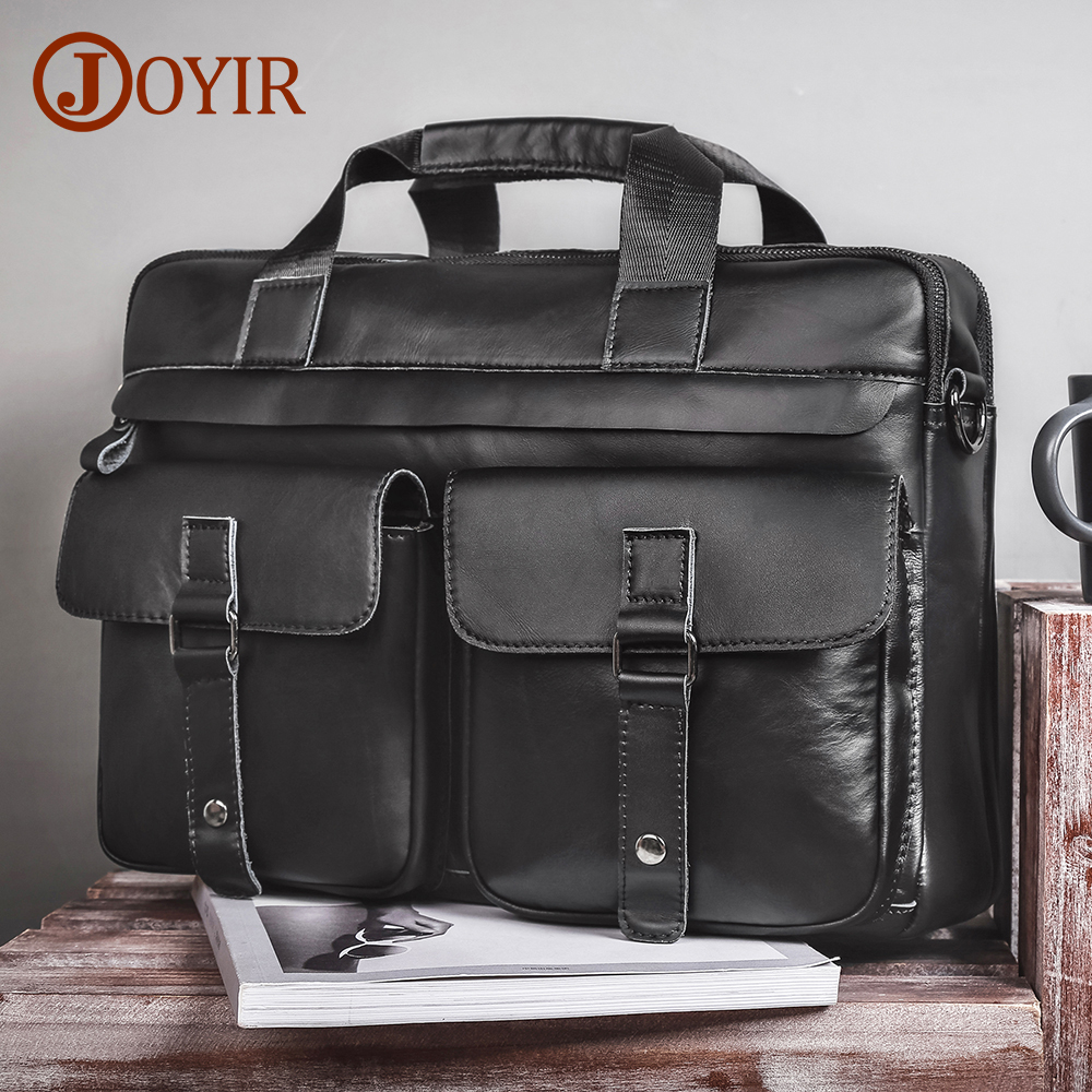 JOYIR Genuine Leather Men's Br - Laptop Bag Leather 15 recensione e prezzo
