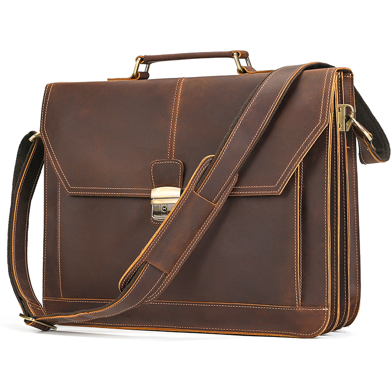 High Quality Laptop Briefcase  - Laptop Bag Leather 15 recensione e prezzo