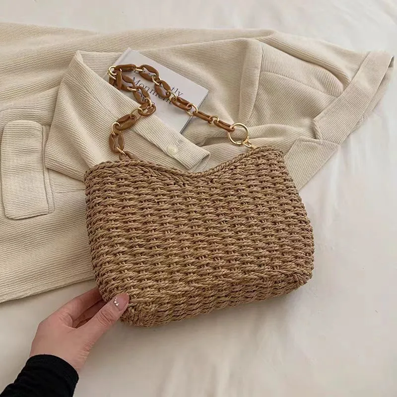 Straw Woven Shoulder Bag for W - Luxury Bags & Leather Repair Of Atlanta recensione e prezzo
