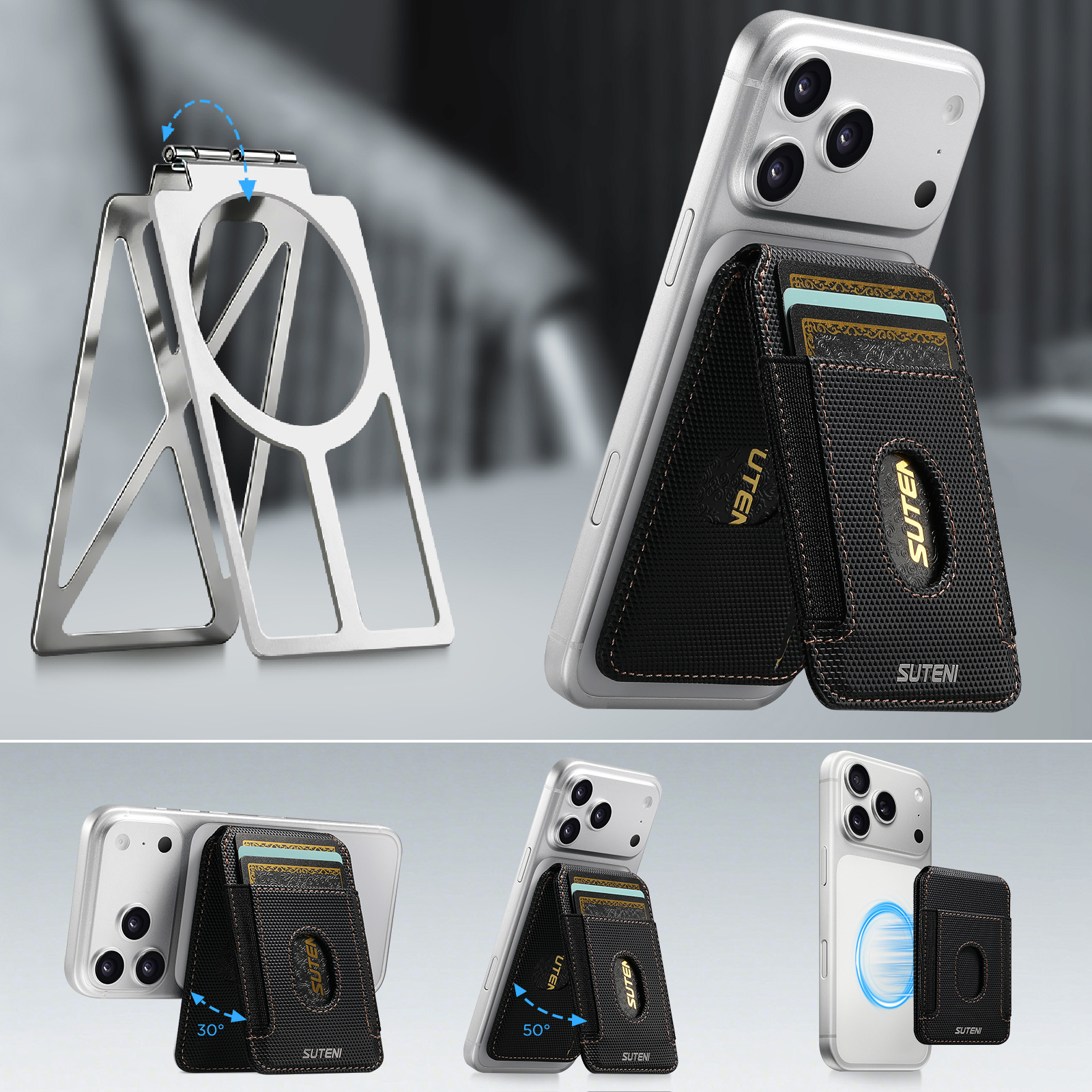 SUTENI Mobile Phone Stand Magn - Luxury Bags & Leather Repair Of Atlanta recensione e prezzo