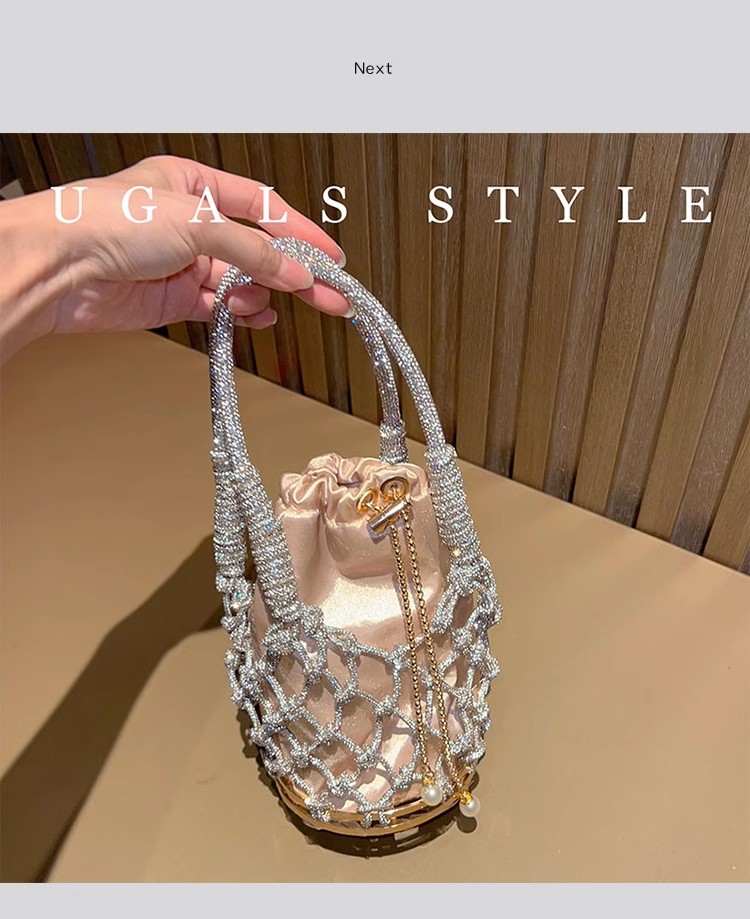 Hollow Out Glitter Rope Woven  - Luxury Bags Supplier recensione e prezzo
