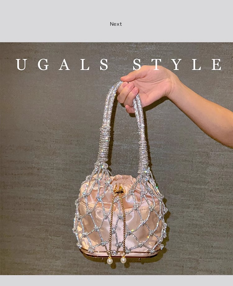 Hollow Out Glitter Rope Woven  - Luxury Bags Supplier recensione e prezzo