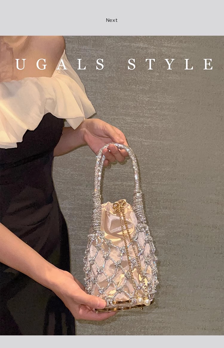Hollow Out Glitter Rope Woven  - Luxury Bags Supplier recensione e prezzo