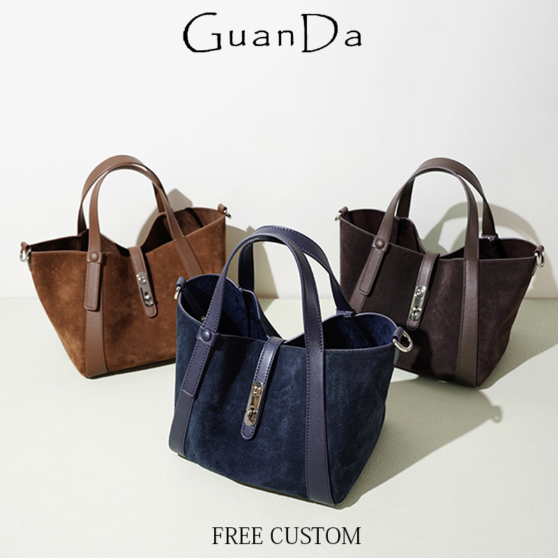 Luxury Suede Leather Handbag W - Luxury Bags Names recensione e prezzo