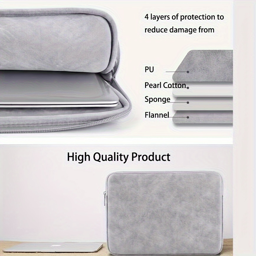 11 13 14 15 Inch Laptop PU Lea - Laptop Bag Leather 15 recensione e prezzo