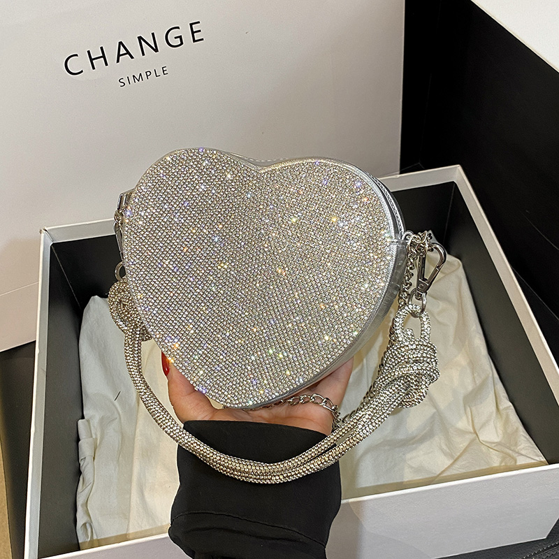 Knot Handle Rhinestones Evenin - Luxury Bags Made In Italy recensione e prezzo