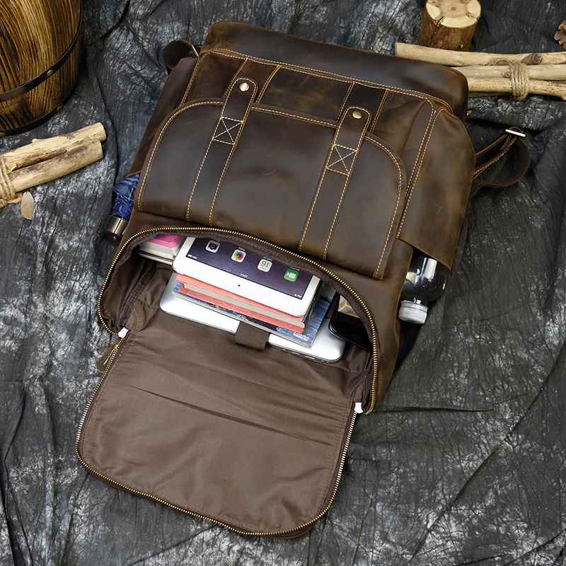 Big Capacity Vintage Leather B - Laptop Bag Leather 15 recensione e prezzo