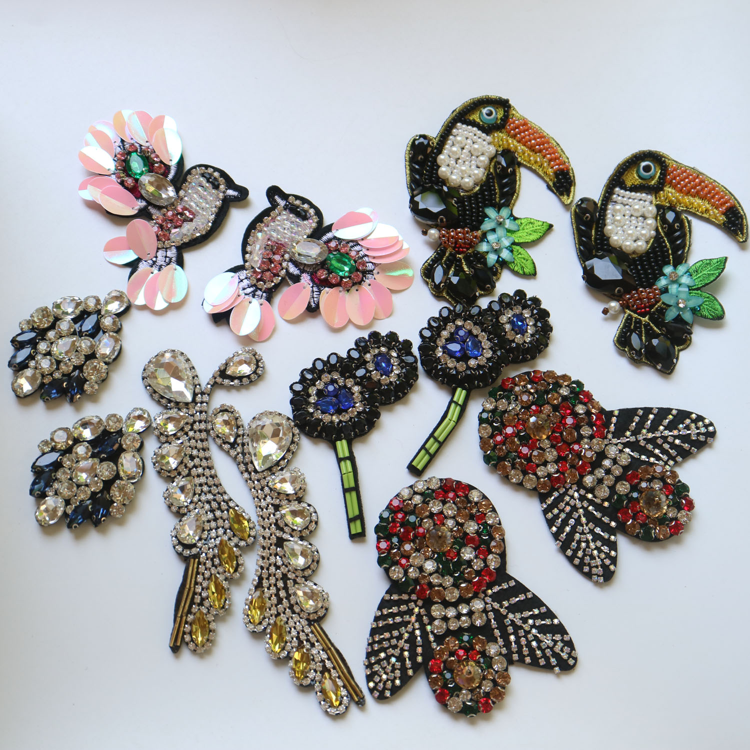 2pc/lot Luxury Rhinstone Patch - Luxury Bags Photos recensione e prezzo
