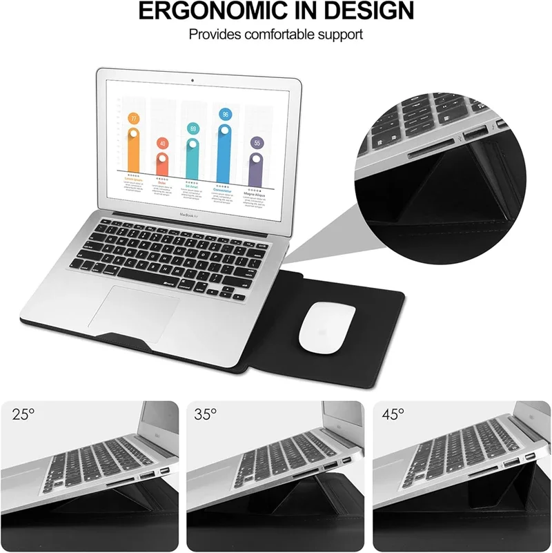 Adjustable Stand Leather Lapto - Laptop Bag Leather 15 recensione e prezzo